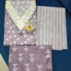 Printed cotton suit  with Lace - Image 2
