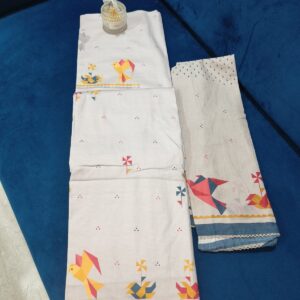 Pure Cotton Patch Work Suit