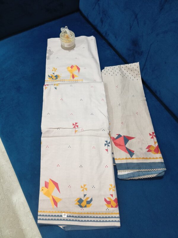 Pure Cotton Patch Work Suit