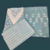 Printed cotton suit with Lace - Image 2