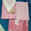 Printed cotton suit with Lace - Image 2