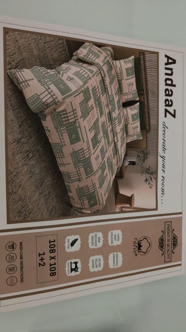Andaaz Cotton King Size Bedsheet