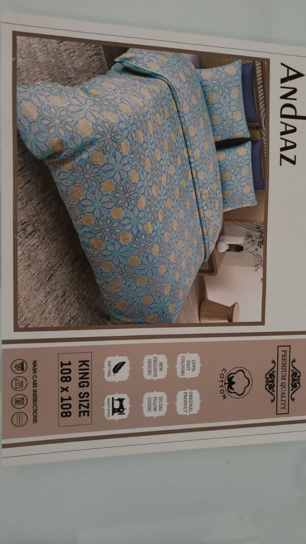 Andaaz  Cotton King Size Bedsheet