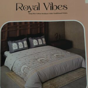 Amra Royal Vibes Cotton Bedsheet