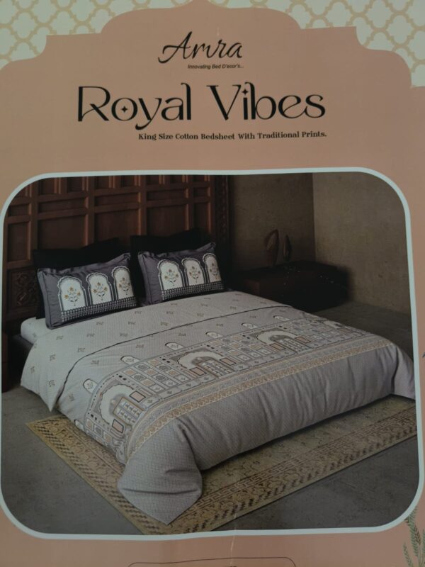 Amra Royal Vibes Cotton Bedsheet