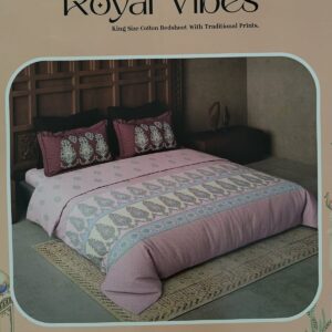 Royal Vibes Cotton Bedsheet