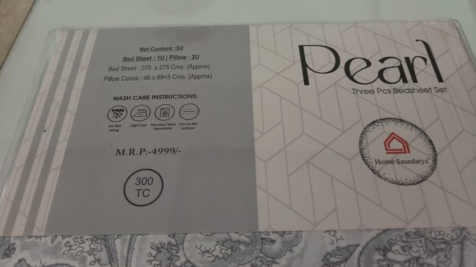 Pearl 3-Piece Bedsheet - Image 3