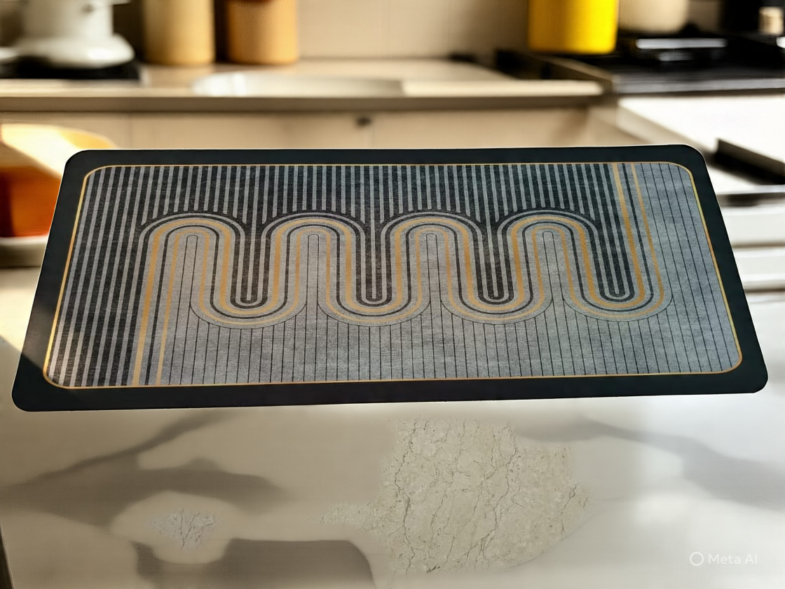 Elegant Anti-Slip Kitchen Runner Mat