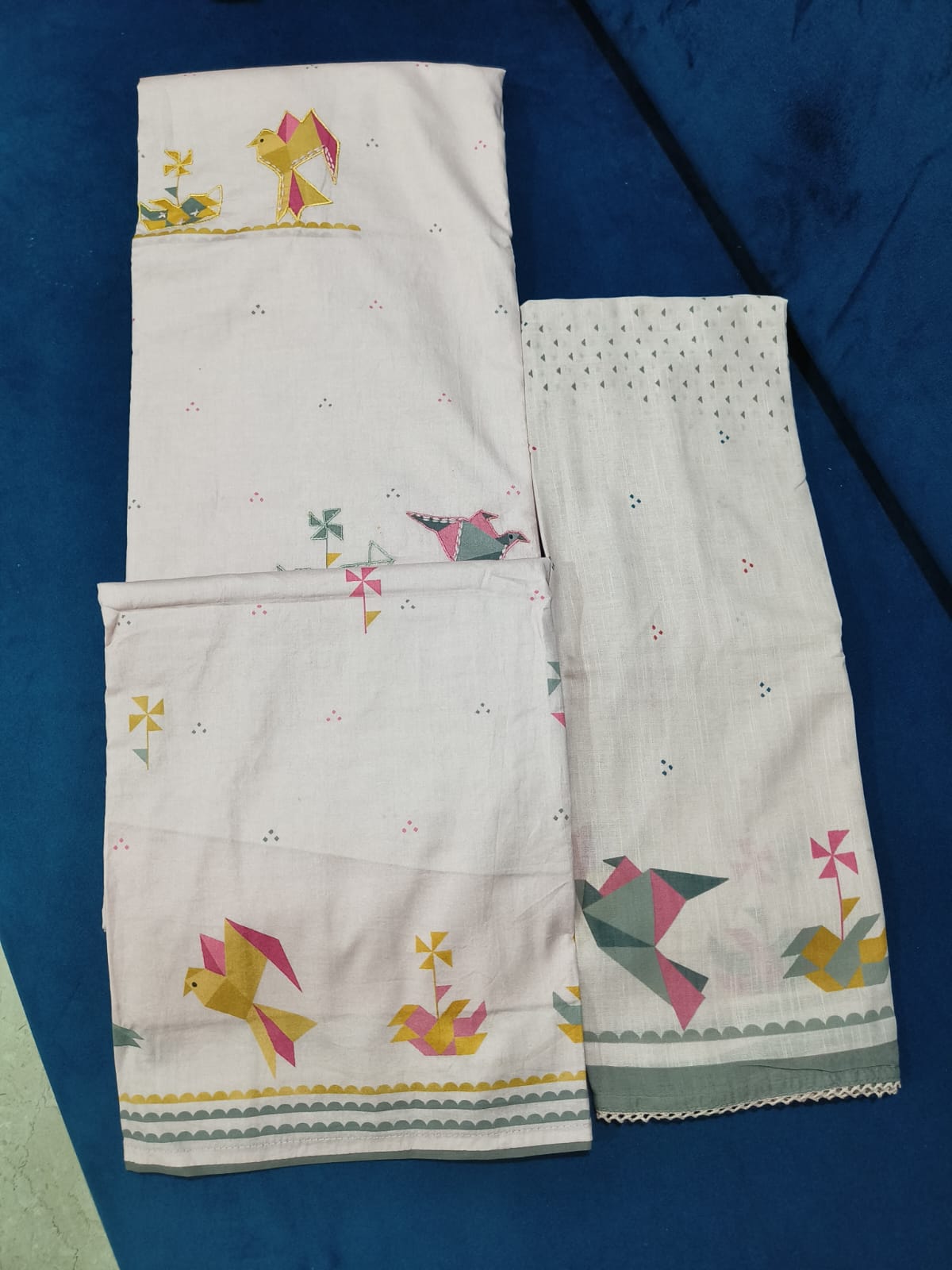Pure Cotton patchwork suit - Image 2