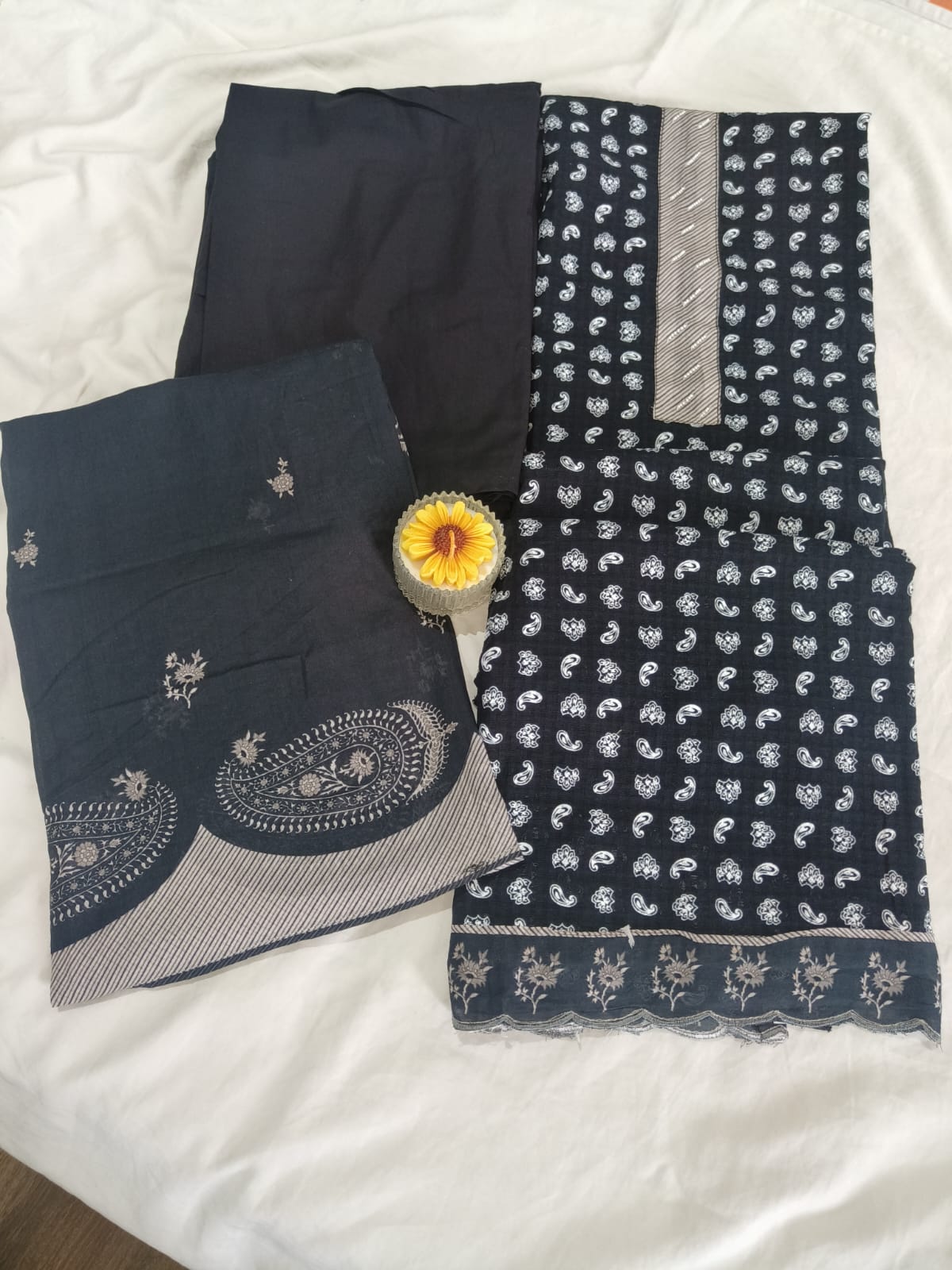 Cotton Printed Suit - Image 2