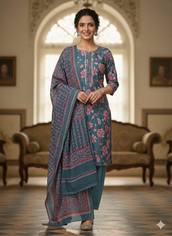 Gulnaar Cotton Suit
