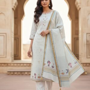 Pure Cotton Patchwork suit