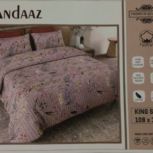 Andaaz  Cotton King Size Bedsheet