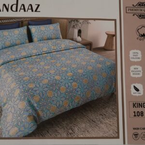 Andaaz  Cotton King Size Bedsheet
