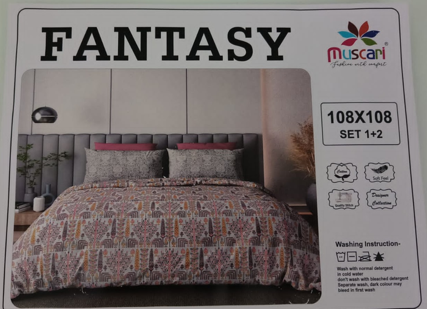 Muscari Fantasy Double Bed Sheet - Image 2