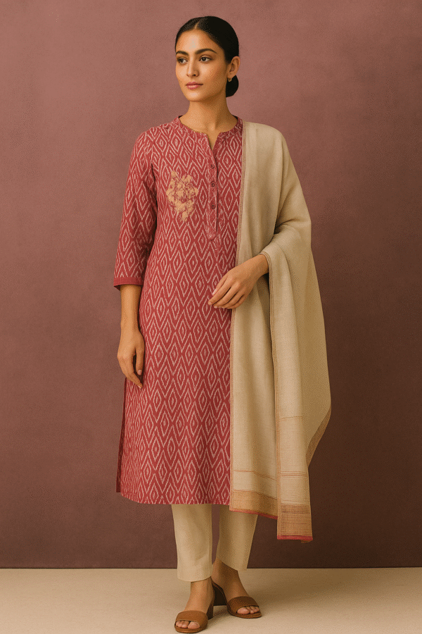 Mercerised Cotton suit