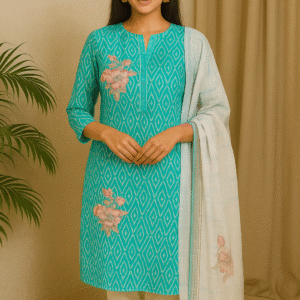 Mercerised Cotton  Suit
