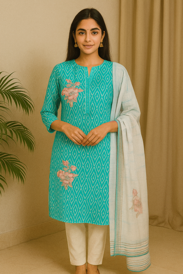 Mercerised Cotton  Suit