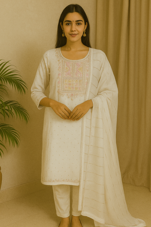 Taffeta Luxe Lace Suit