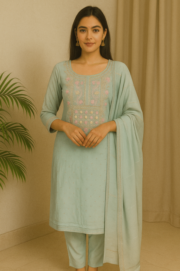 Taffeta Luxe Lace Suit