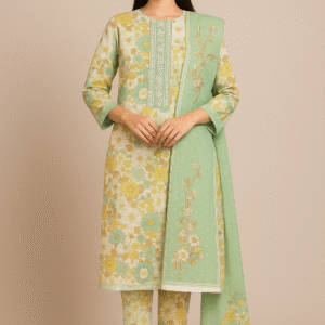 Pure Cotton Printed Suit