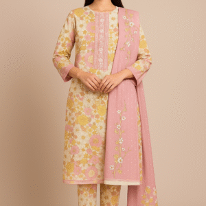 Pure Cotton Printed Suit