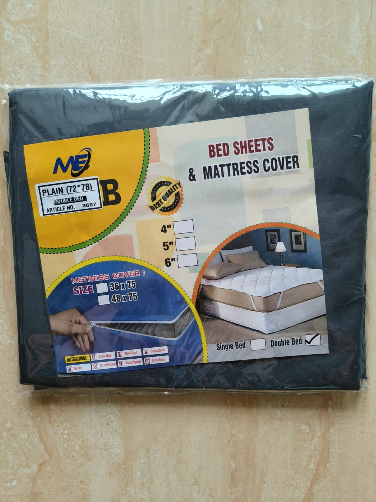 Waterproof Plastic Mattress Cover - Image 2