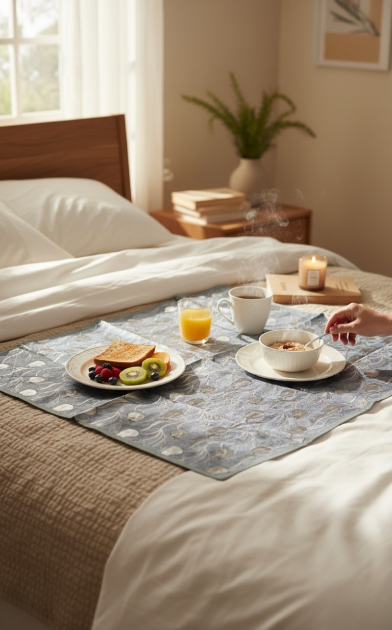 Elegant Bed Server Mat