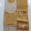 Mustard Crush Silk Embroidered Suit  - Image 2