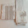 White Shimmer Jacquard Suit - Image 2
