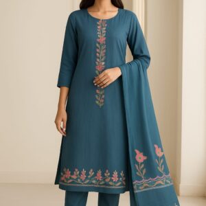 Elegant Muslin Suit 