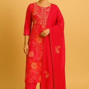 Graceful Muslin Suit 