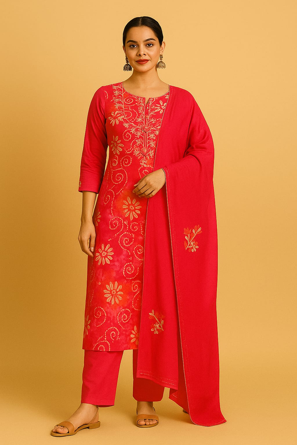 Graceful Muslin Suit