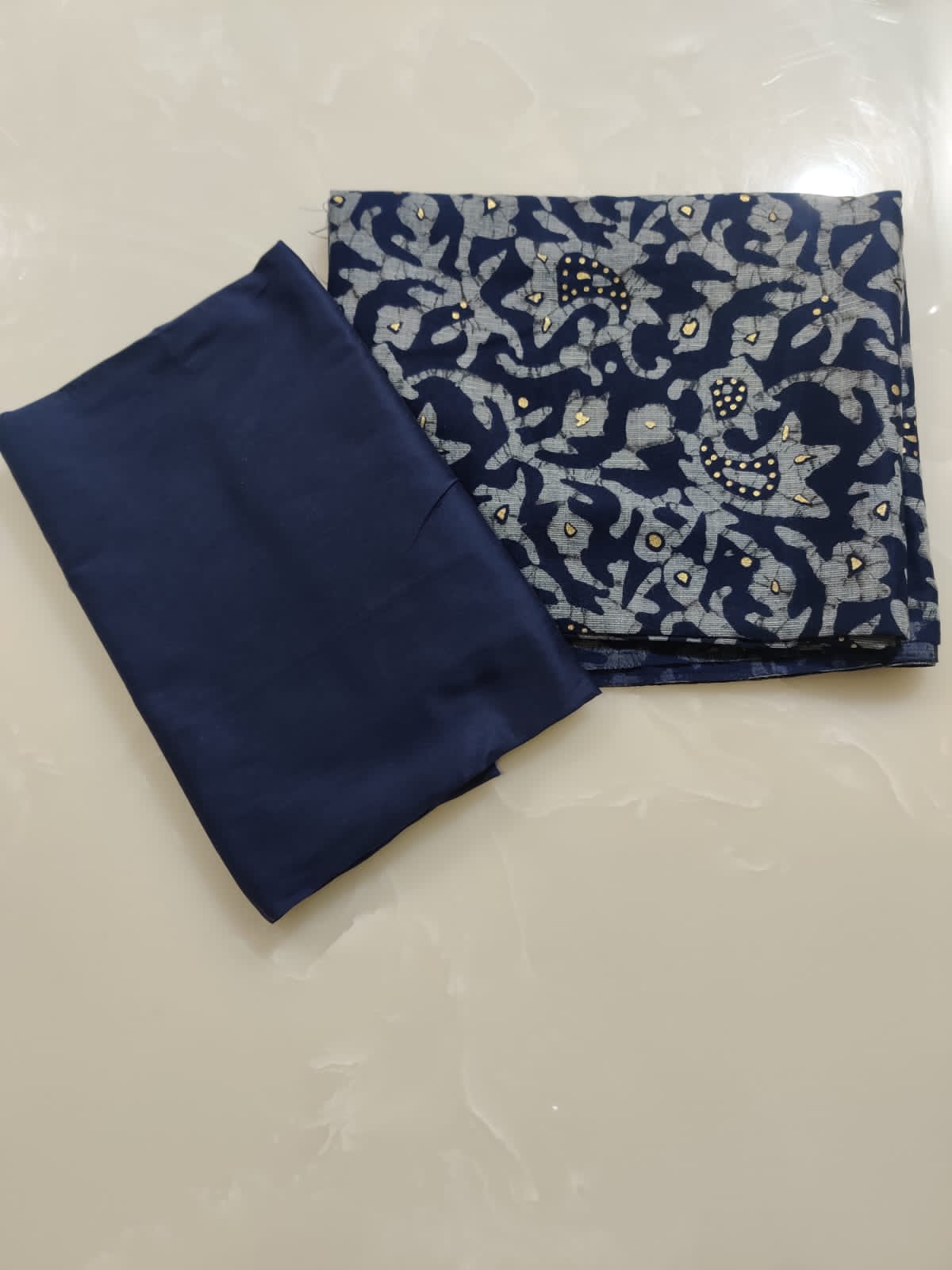 Self Rayon Cotton Suit - Image 2