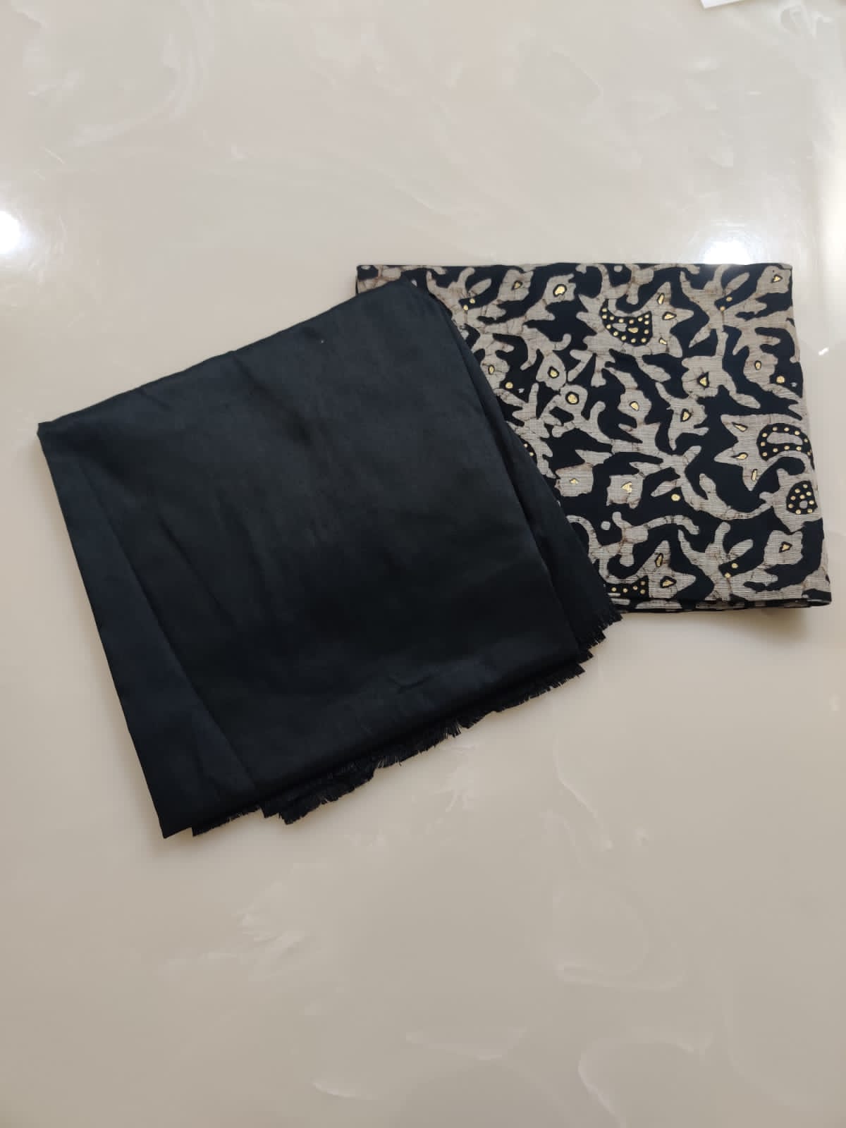Classic Self Rayon Cotton Suit - Image 2