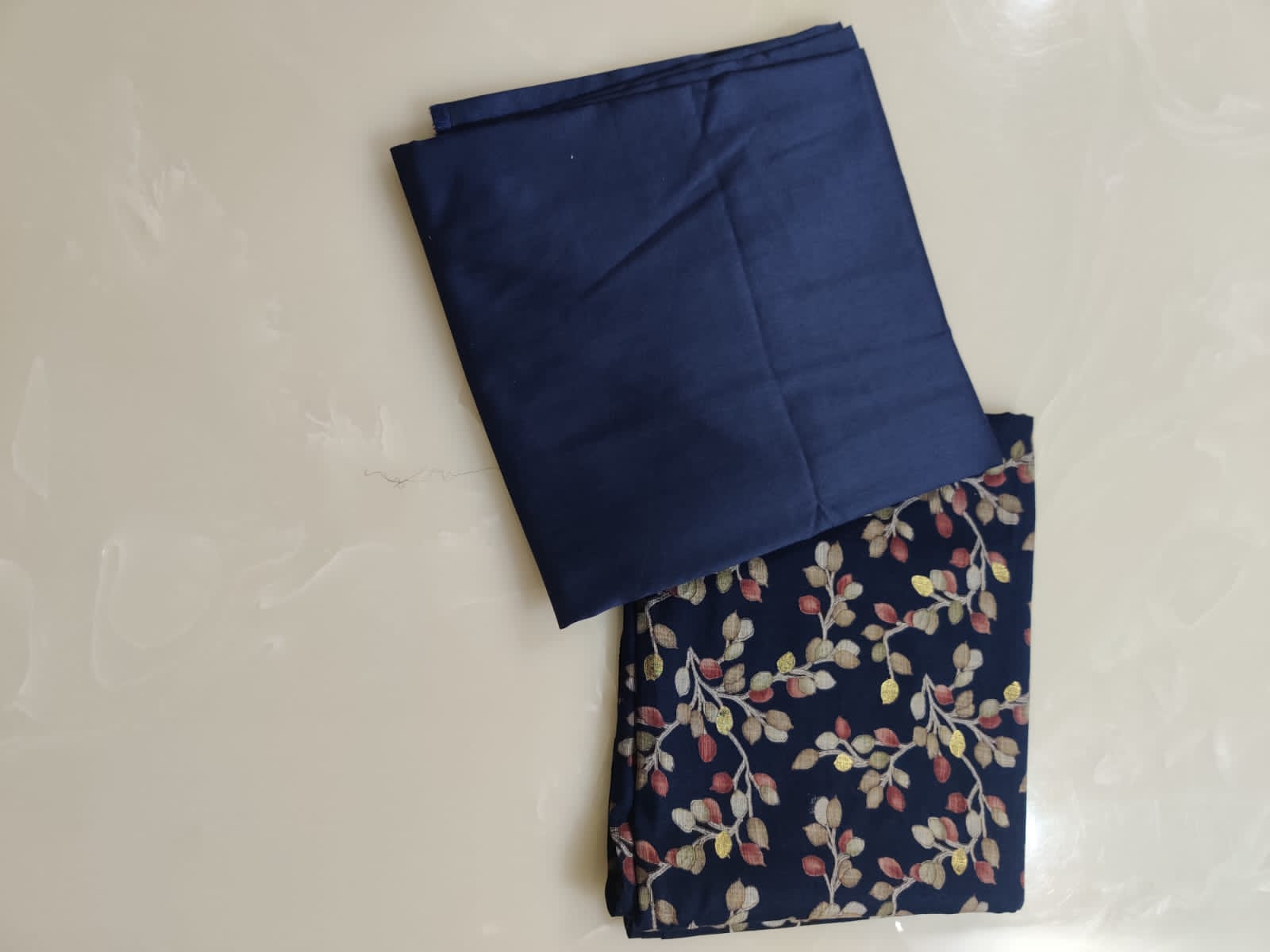 Classic Self Rayon Cotton Suit - Image 2