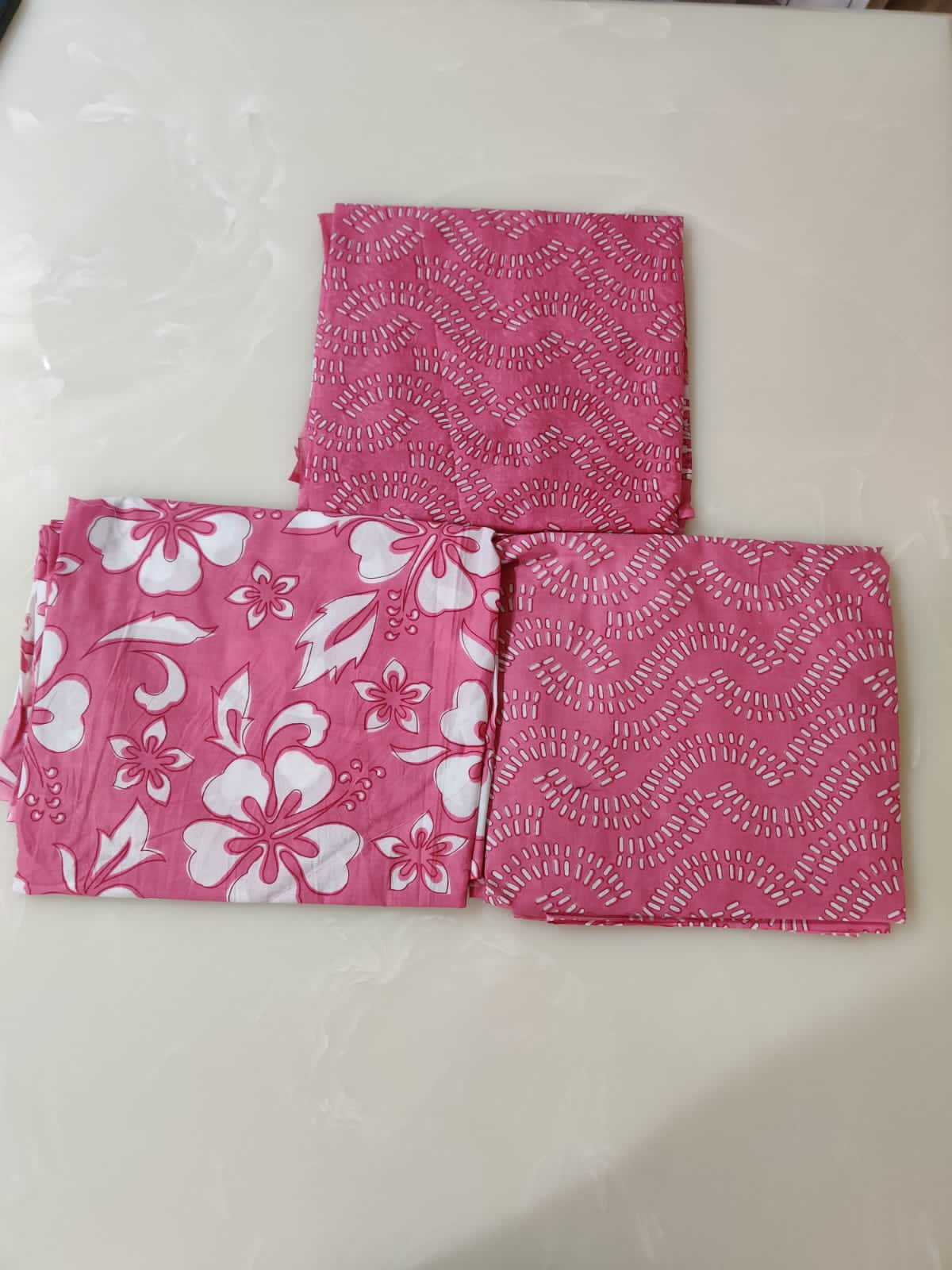 Blossom Pink Cotton Suit - Image 2