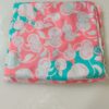 Coral Bloom Pure Musleen Fabric - Image 2