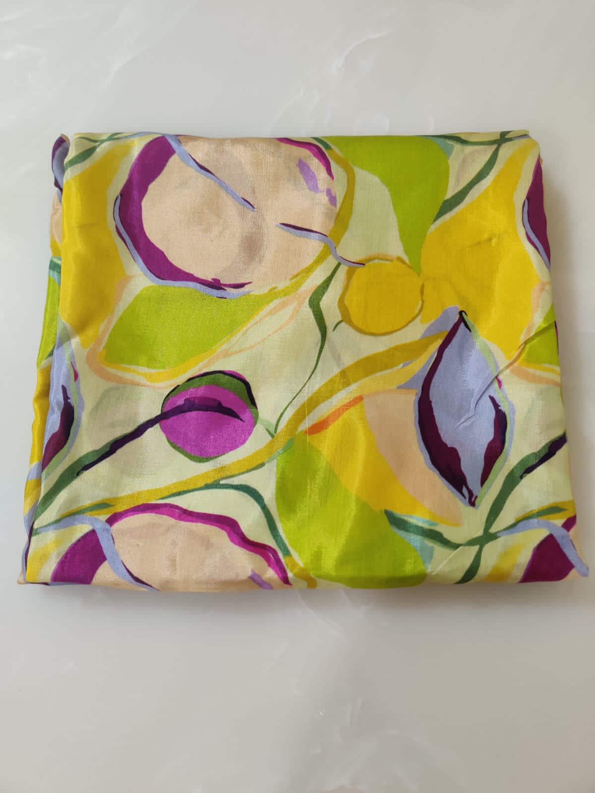 Fuchsia Pure Muslin Fabric - Image 2