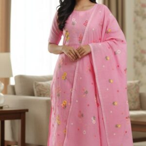 Ethereal Pure Mal Chanderi Suit