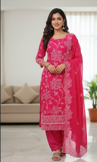 Pure Viscose Georgette Suit