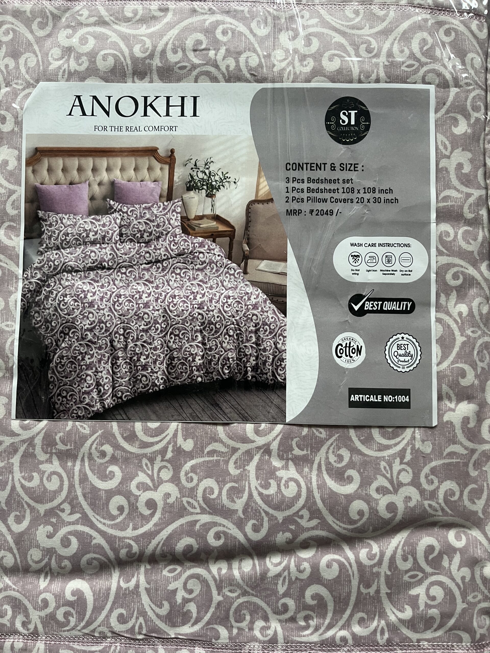 Anokhi Premium Cotton  Bedsheet - Image 2