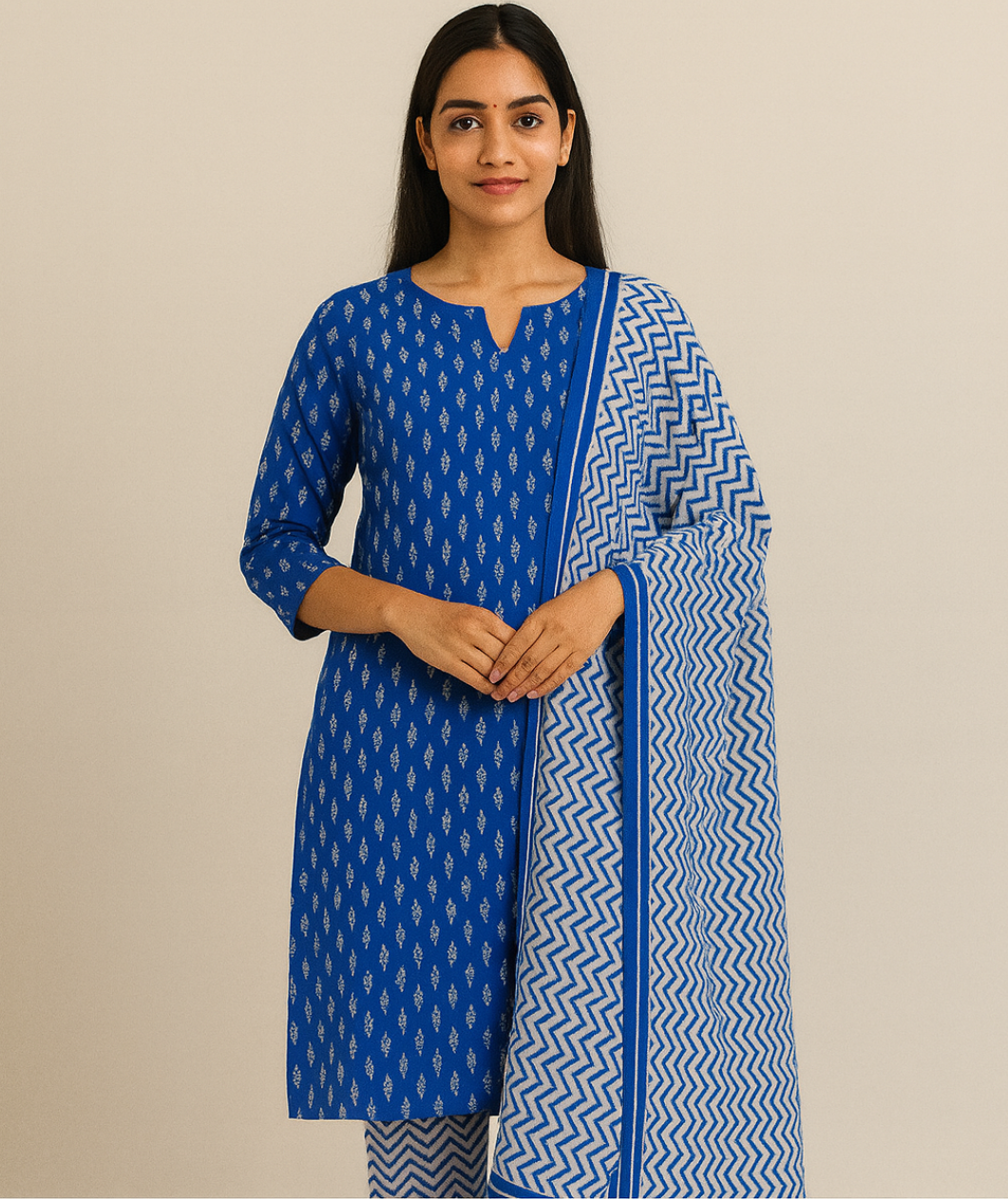 Elegant Cotton Suit