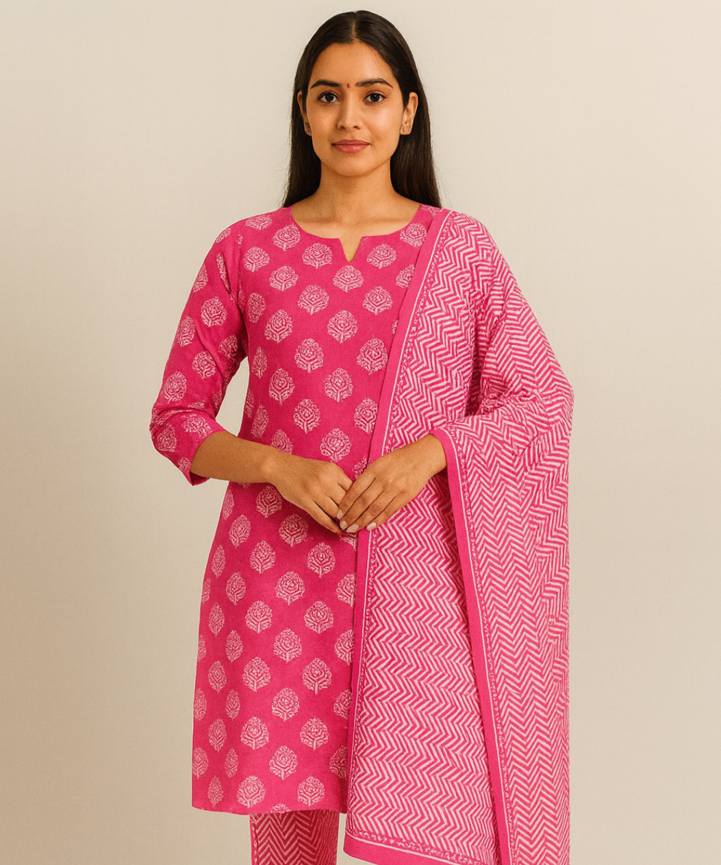 Elegant Cotton Suit