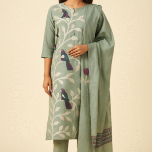 Elegant Jamdani Handloom Suit 