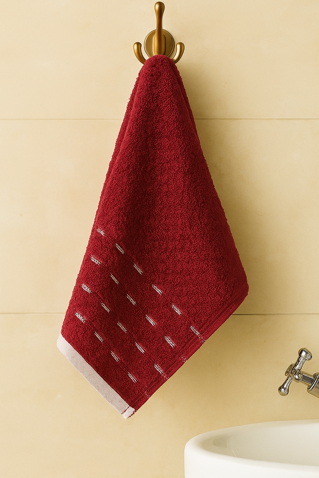 Premium Striped Hand Towel
