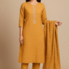 Mustard Musleen Elegance Suit - Image 2