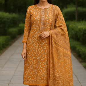 Elegant Musleen Cotton Suit