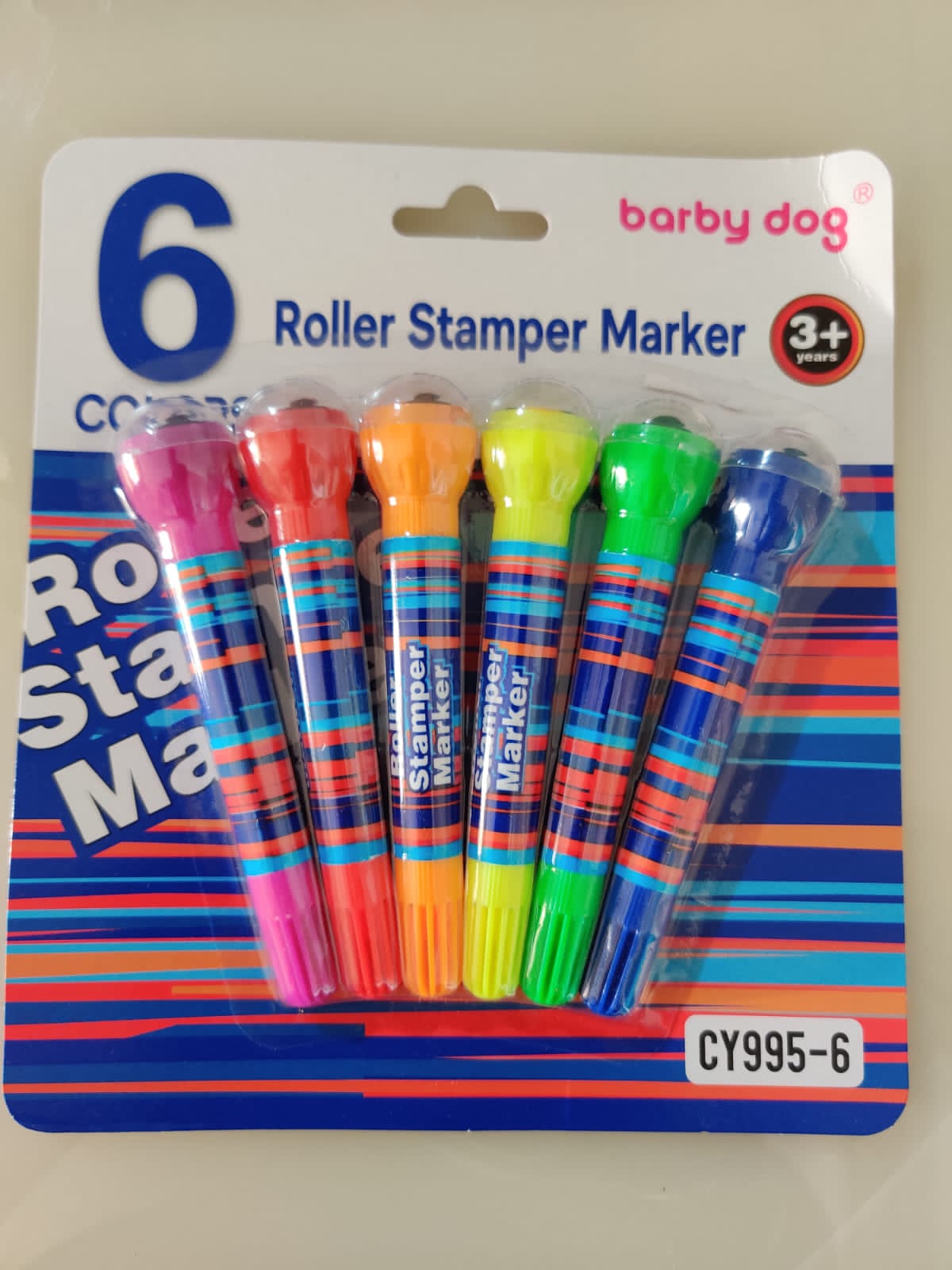 Dog Roller Stamper Set with Markers - Image 2