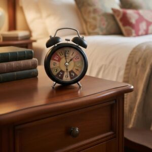 Copper Table Alarm Clock